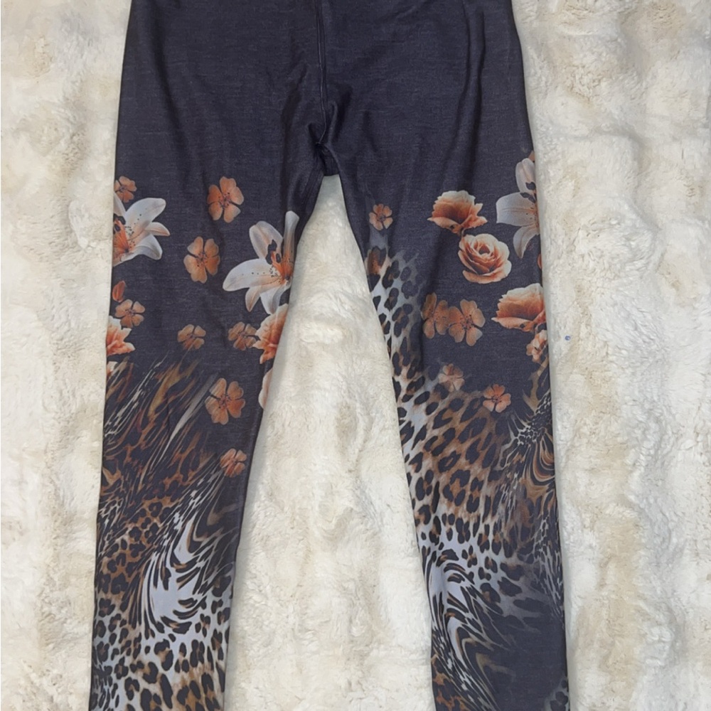 Floral and Animal Print Leggings